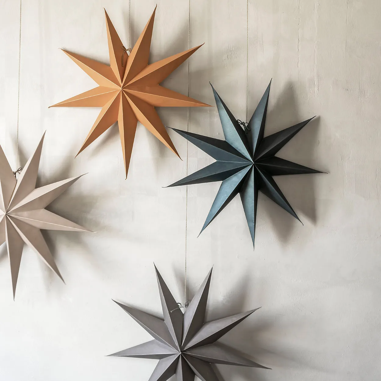 Estrela de Natal Boris 70 cm, Petróleo Watt & Veke