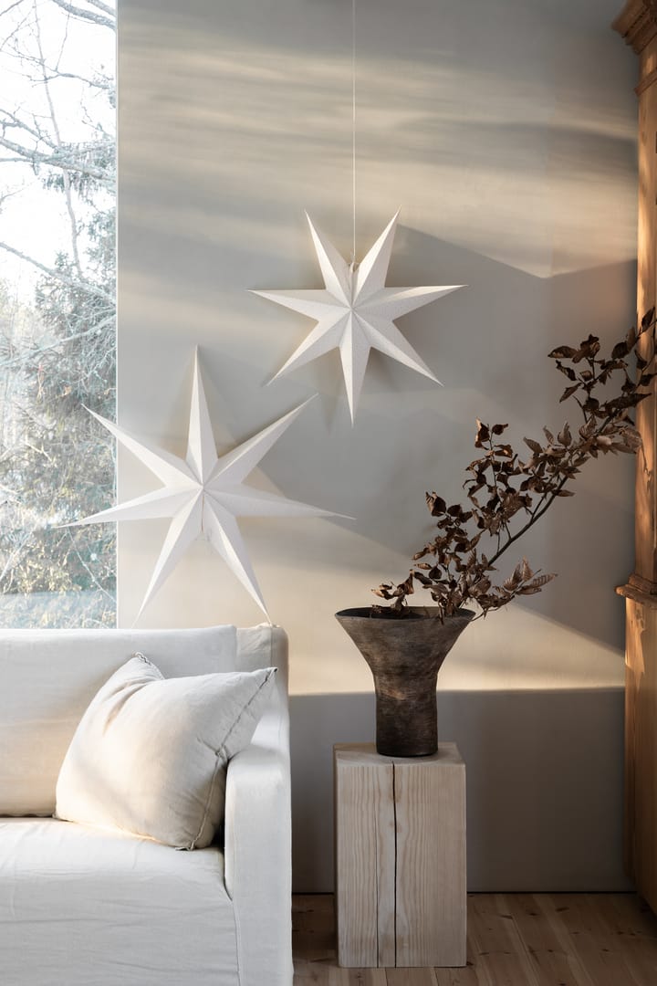 Estrela de Natal Branco Aino slim - 60 cm - Watt & Veke