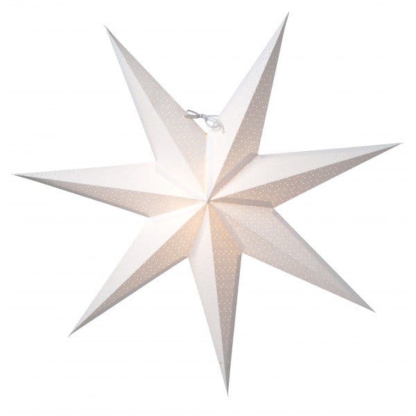 Estrela de Natal Branco Aino slim - 60 cm - Watt & Veke