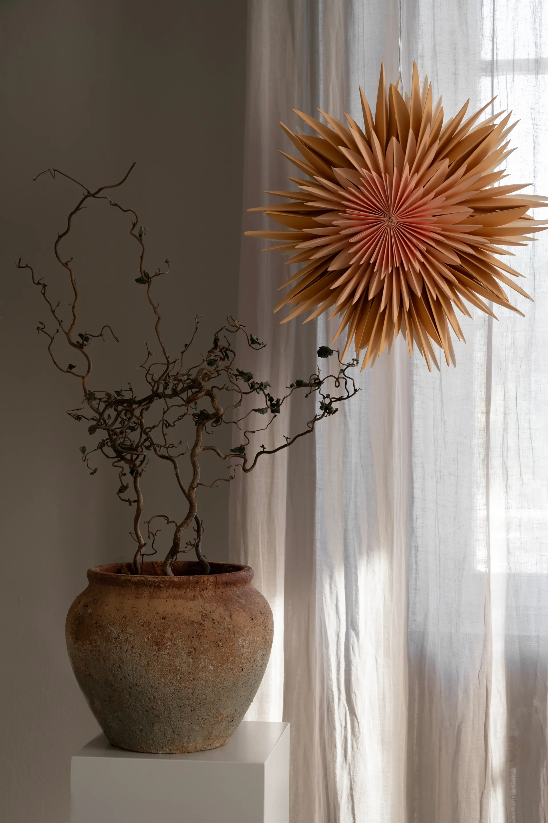 Estrela de Natal Maja Ø50 cm, Orange Watt & Veke