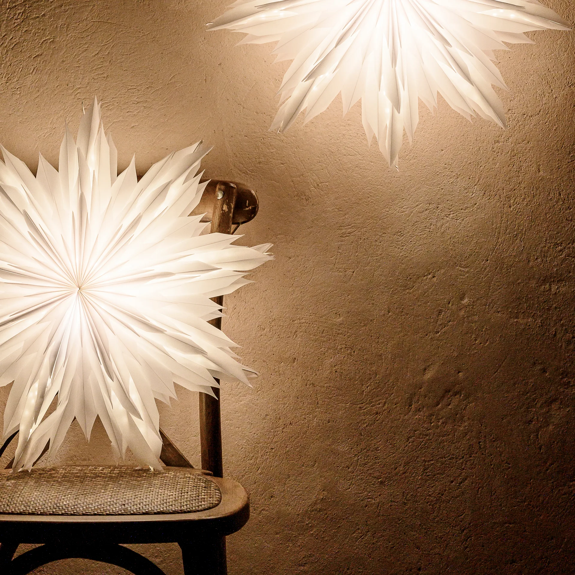 Estrela de Natal Oslo Ø60 cm, Branco Watt & Veke