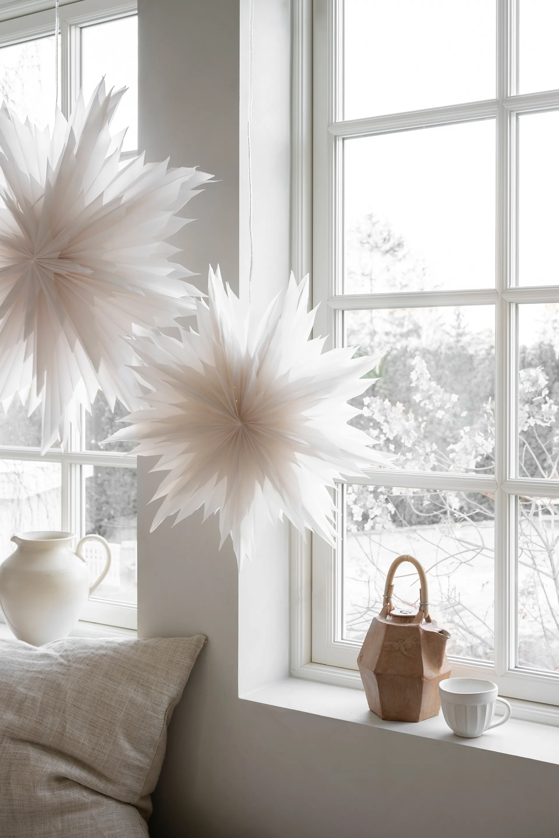 Estrela de Natal Oslo Ø80 cm, branco Watt & Veke