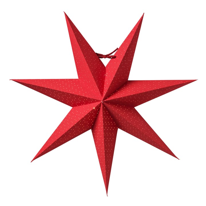 Estrela de Natal Slim vermelho Aino - 44 cm - Watt & Veke