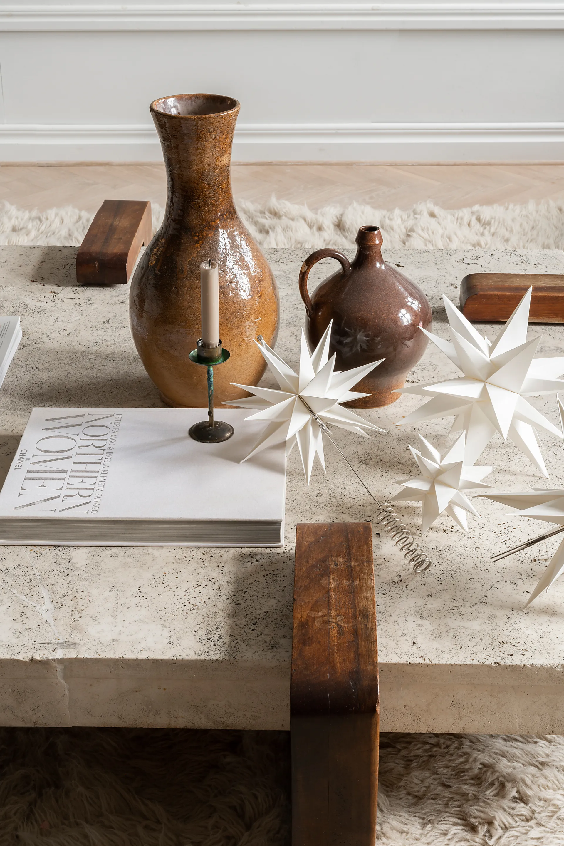 Estrela Sputnik Advento Ø15 cm, Branco Watt & Veke