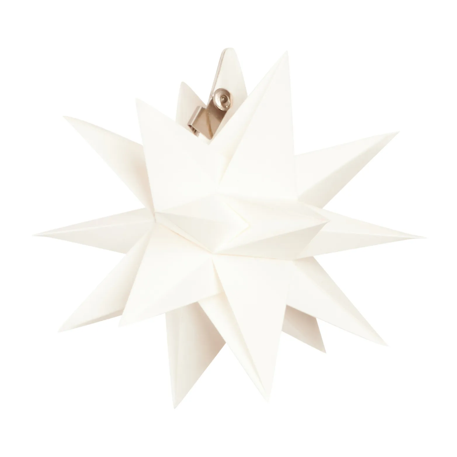 Estrela Sputnik Advento Ø15 cm, Branco Watt & Veke