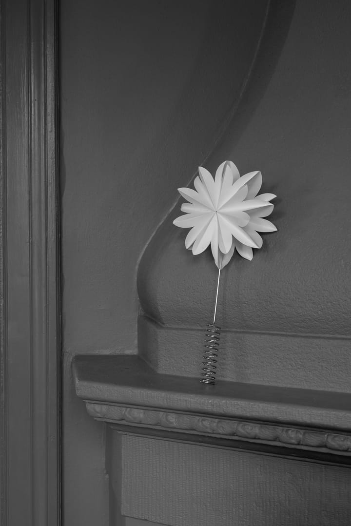Estrela topo Karla 35 cm, Branco Watt & Veke
