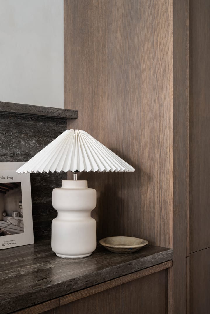 Evy base de candeeiro 37 cm, Branco-marfim Watt & Veke