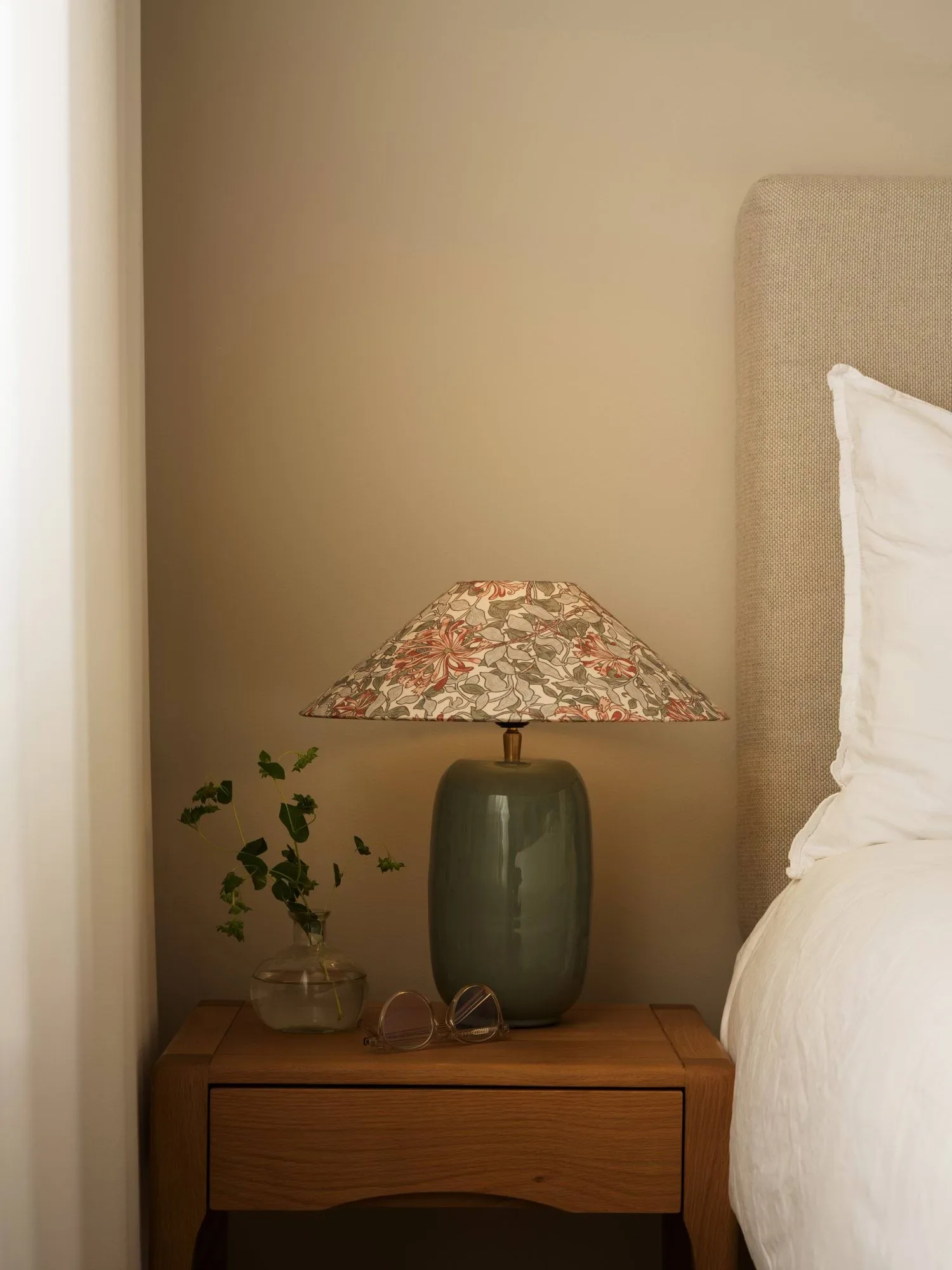 Flat shade abat-jour, Honeysuckle blush, Ø36x10 cm Watt & Veke