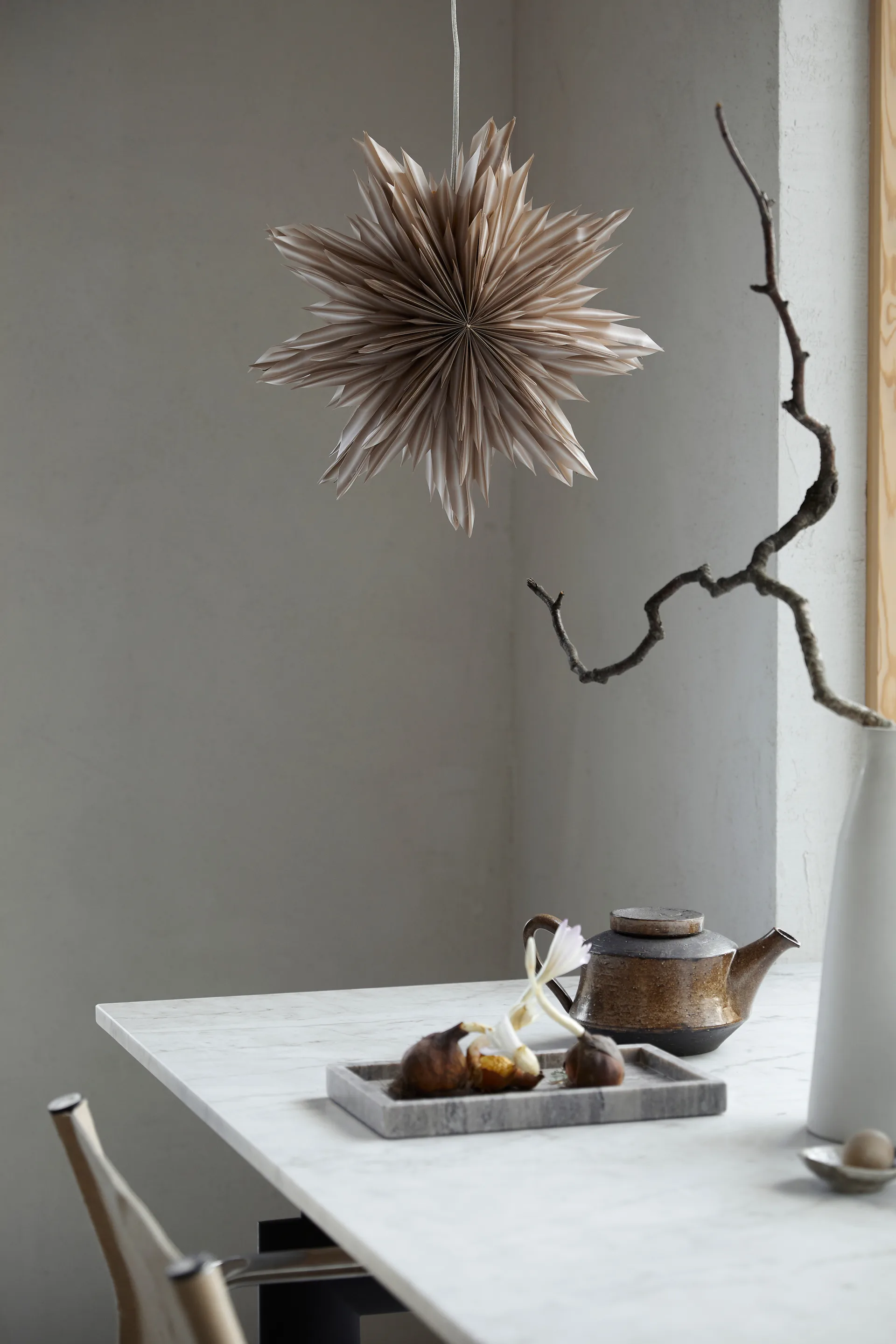 Helena estrela de Advento Ø44 cm, Bege Watt & Veke