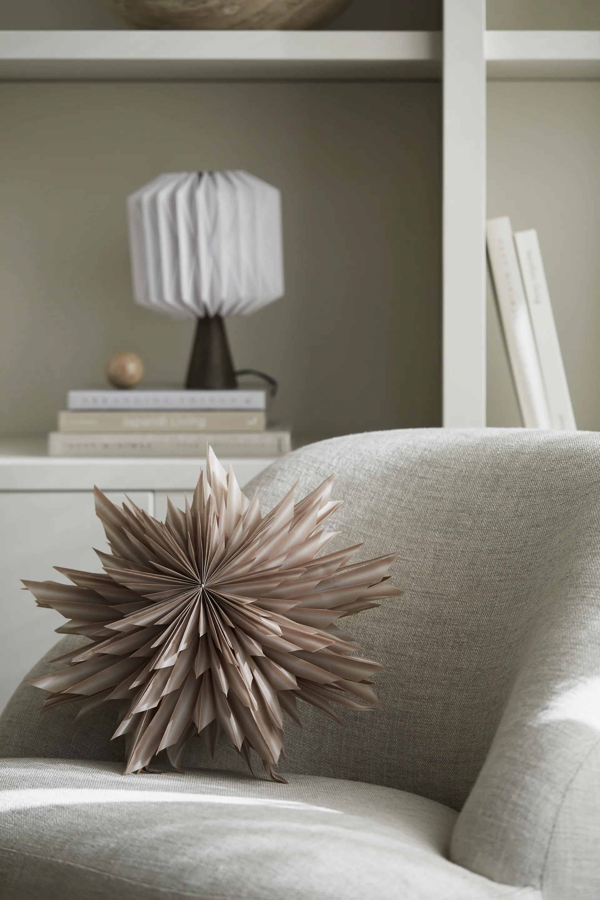 Helena estrela de Advento Ø44 cm, Bege Watt & Veke