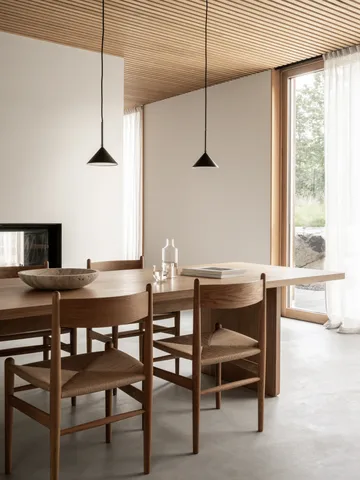 Kuro pendente - Preto, Ø17x9 cm - Watt & Veke