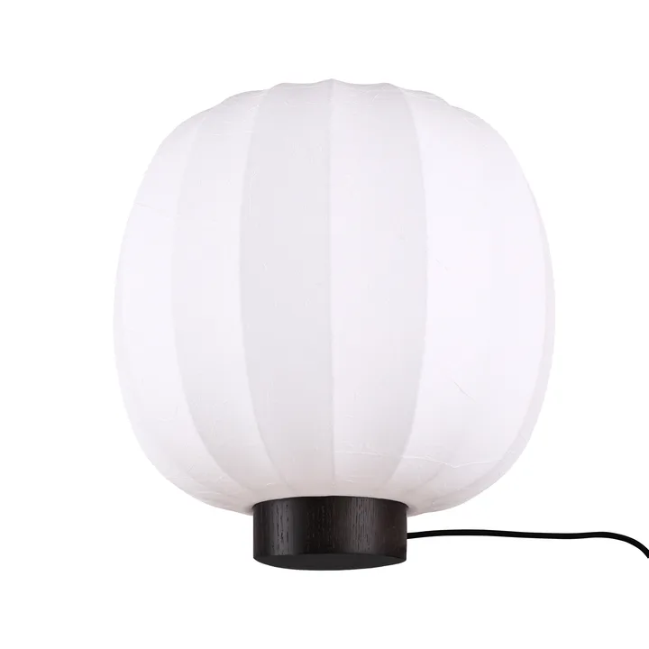 Lunari candeeiro de mesa - White-freixo escuro, Ø30x32 cm - Watt & Veke