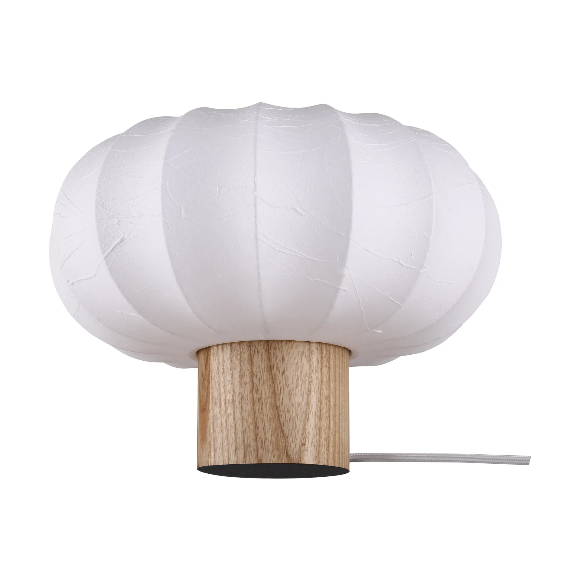 Lunari candeeiro de mesa, White-freixo natural, Ø32x24 cm Watt & Veke