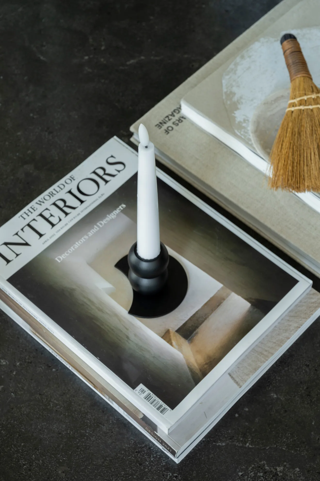 Lykke castiçais incl. 5 peças LED-claro, Preto Watt & Veke