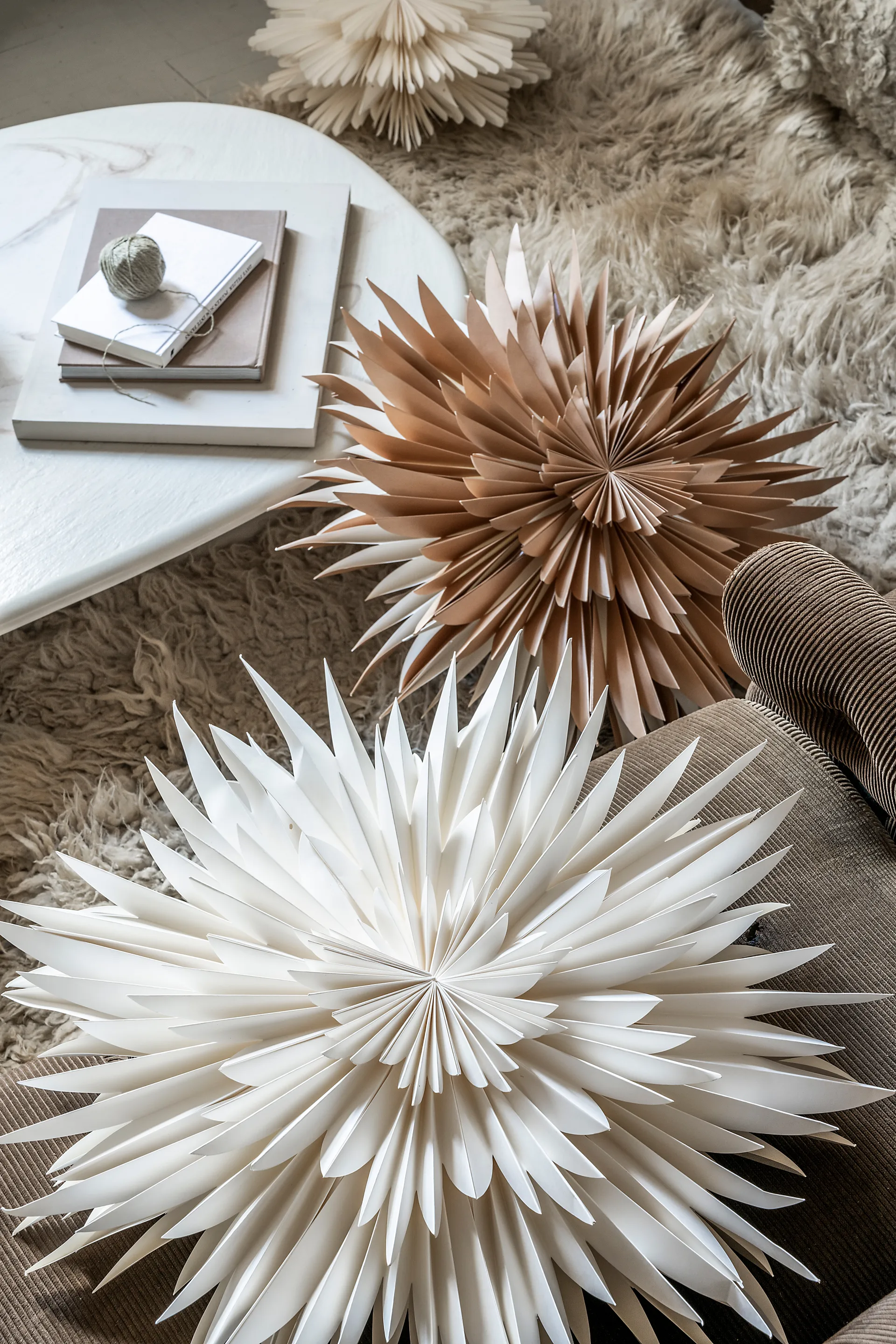 Maja estrela do Advento Ø60 cm, ouro Watt & Veke