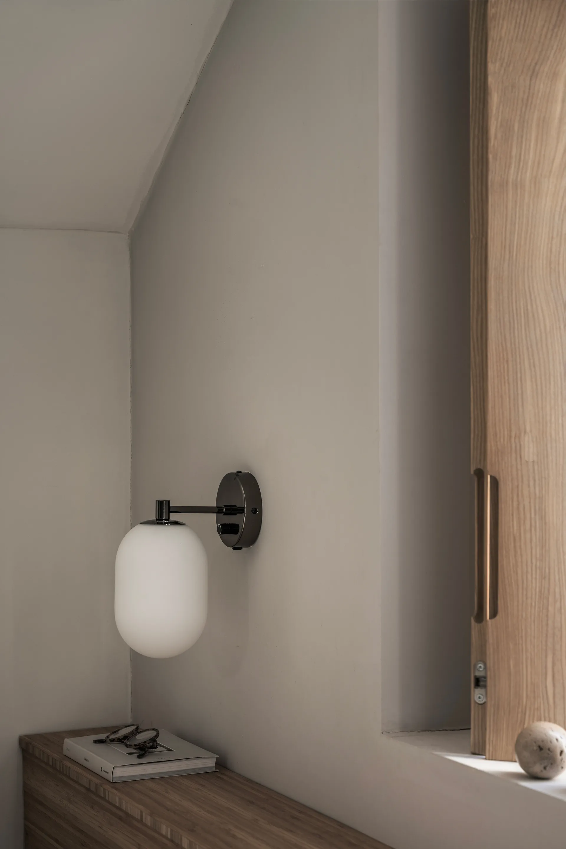 Noor candeeiro de parede 18 cm, Branco Watt & Veke