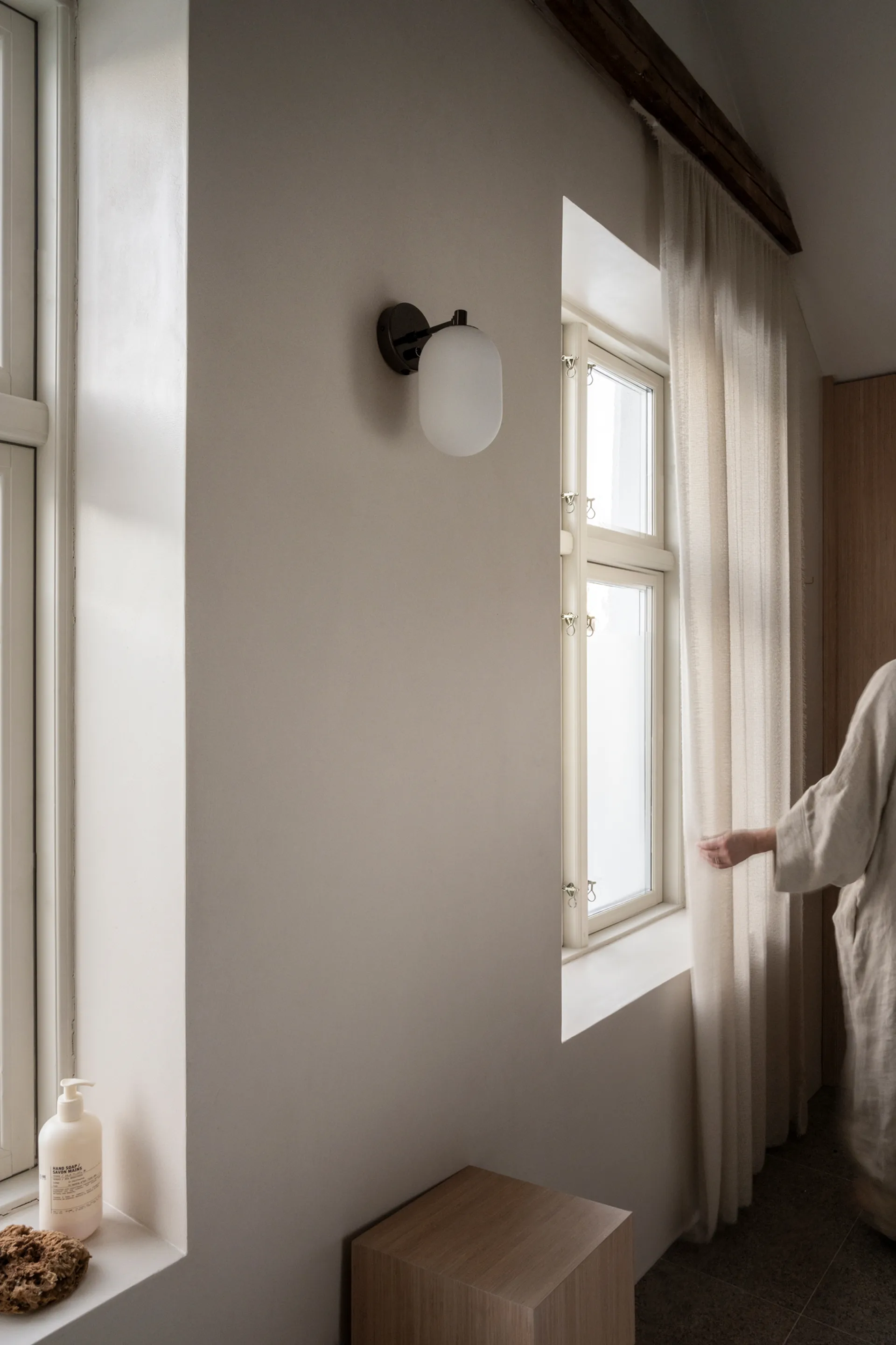 Noor candeeiro de parede 18 cm, Branco Watt & Veke