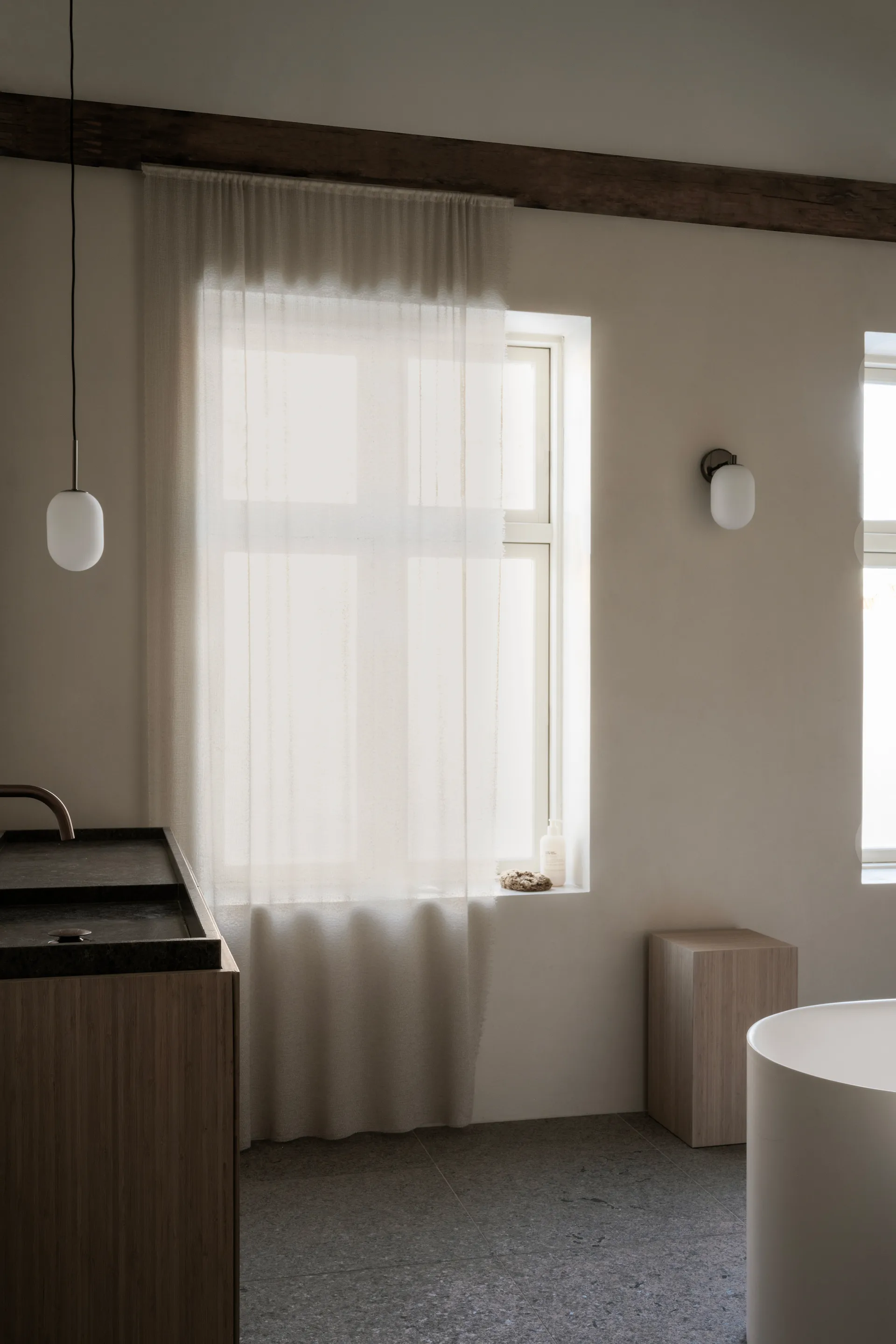 Noor candeeiro de parede 18 cm, Branco Watt & Veke