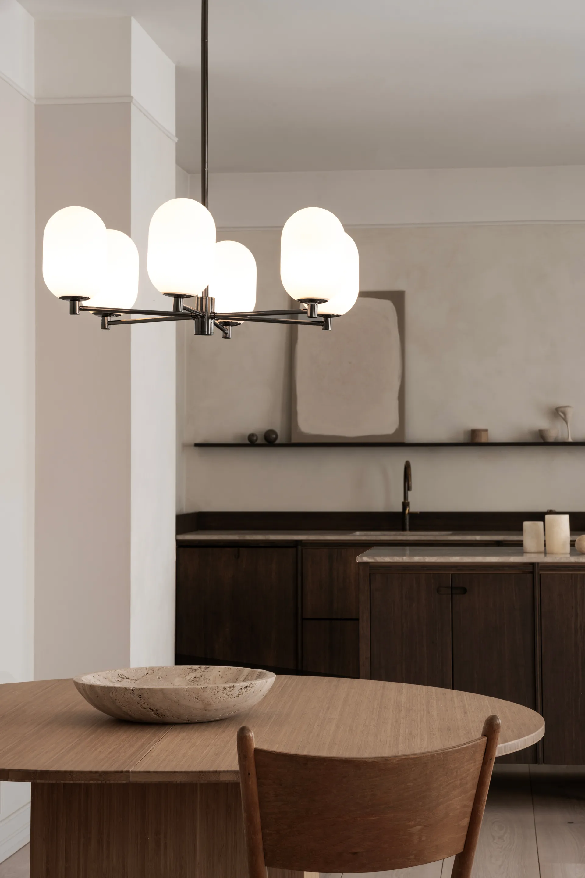 Noor candelabro Ø65 cm, Branco Watt & Veke