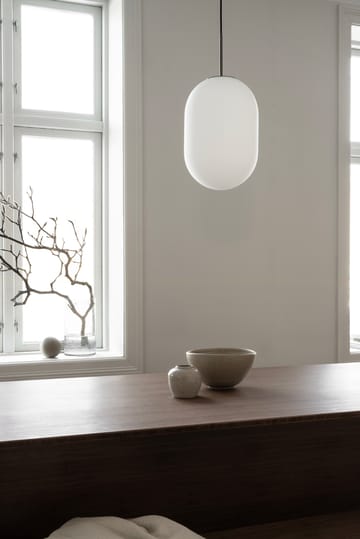 Noor pendente L Ø24 cm - Branco - Watt & Veke