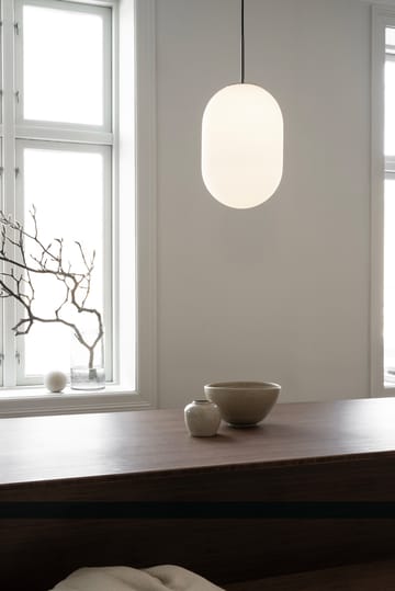 Noor pendente L Ø24 cm - Branco - Watt & Veke