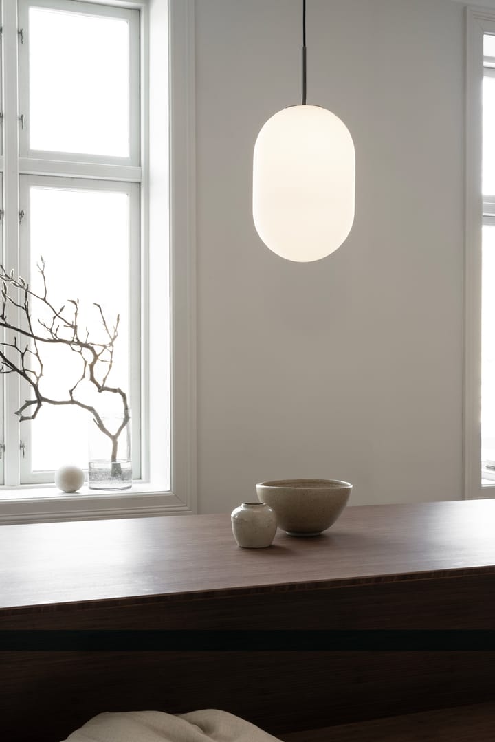 Noor pendente L Ø24 cm, Branco Watt & Veke