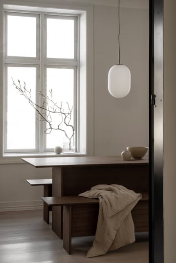 Noor pendente L Ø24 cm - Branco - Watt & Veke