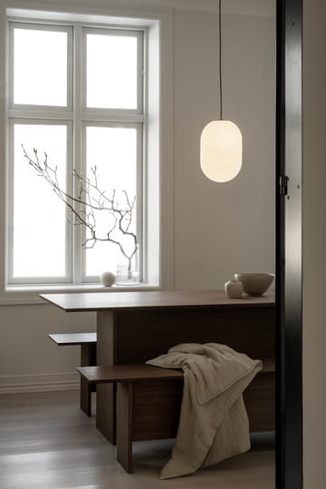 Noor pendente L Ø24 cm - Branco - Watt & Veke