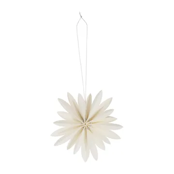Pingente de natal Flower Ø10 cm - Branco - Watt & Veke