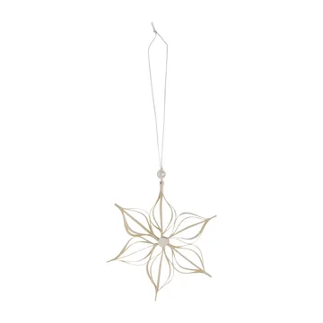 Pingente de Natal Star Ø13 cm - Branco - Watt & Veke