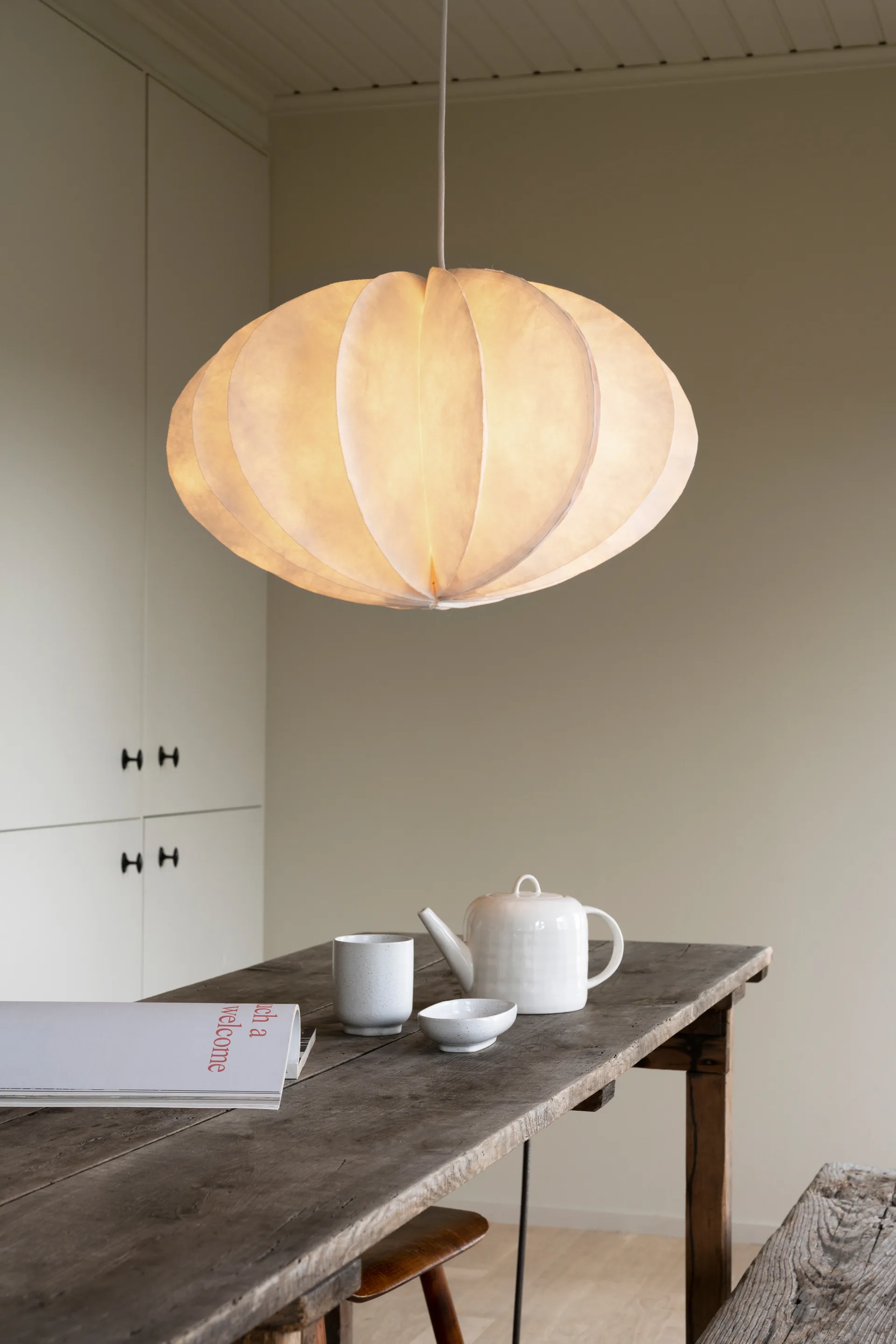 Pumpkin candeeiro suspenso, Branco Watt & Veke