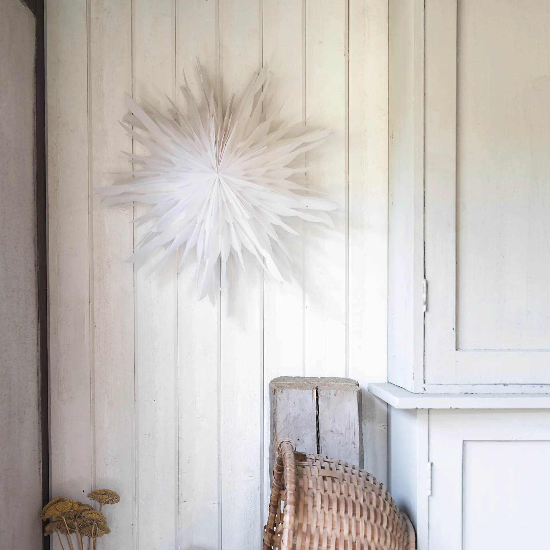 Reykjavík Estrela do Advento 60 cm, Branco Watt & Veke