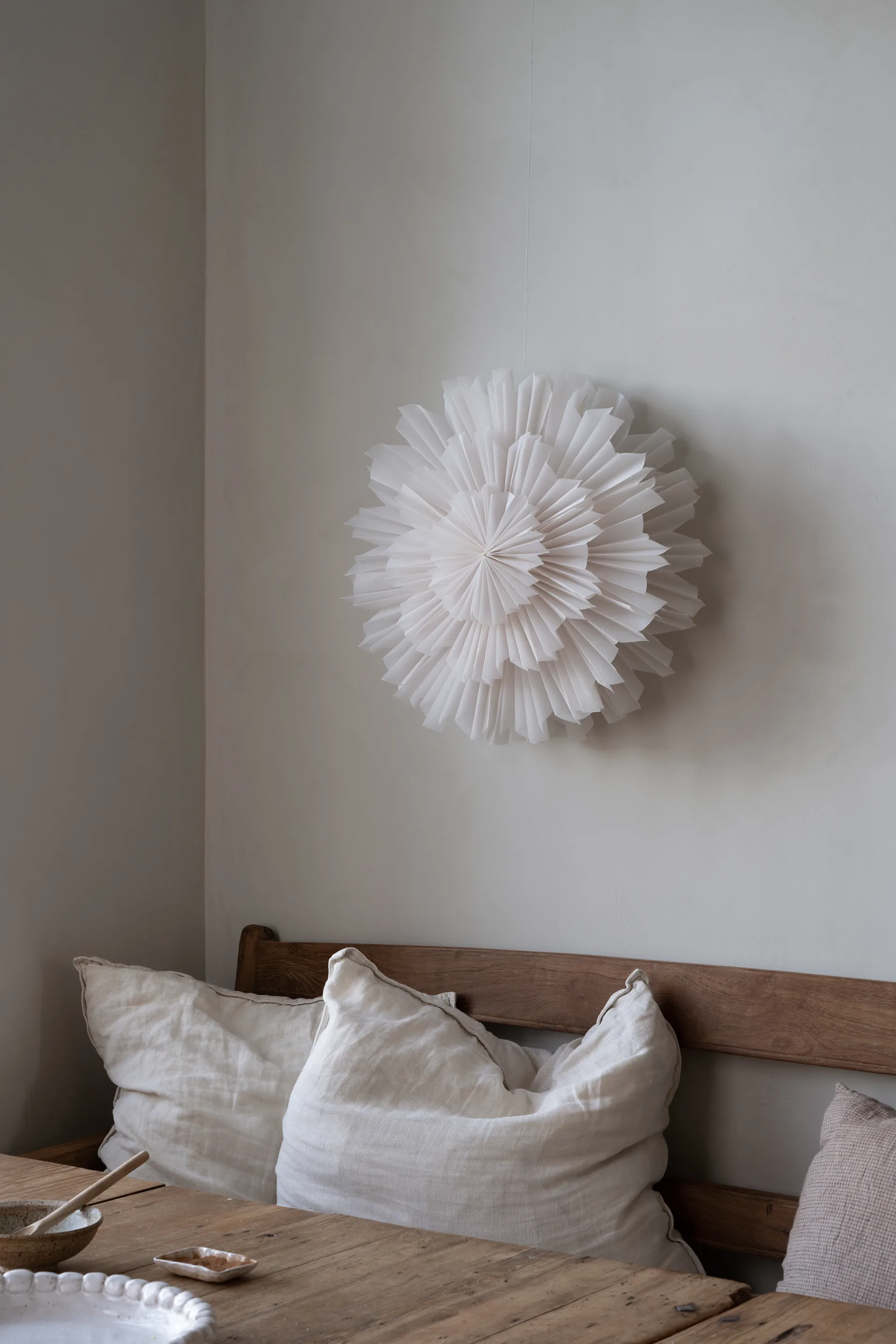 Snöblomma estrela de Advento, Ø44 cm Watt & Veke