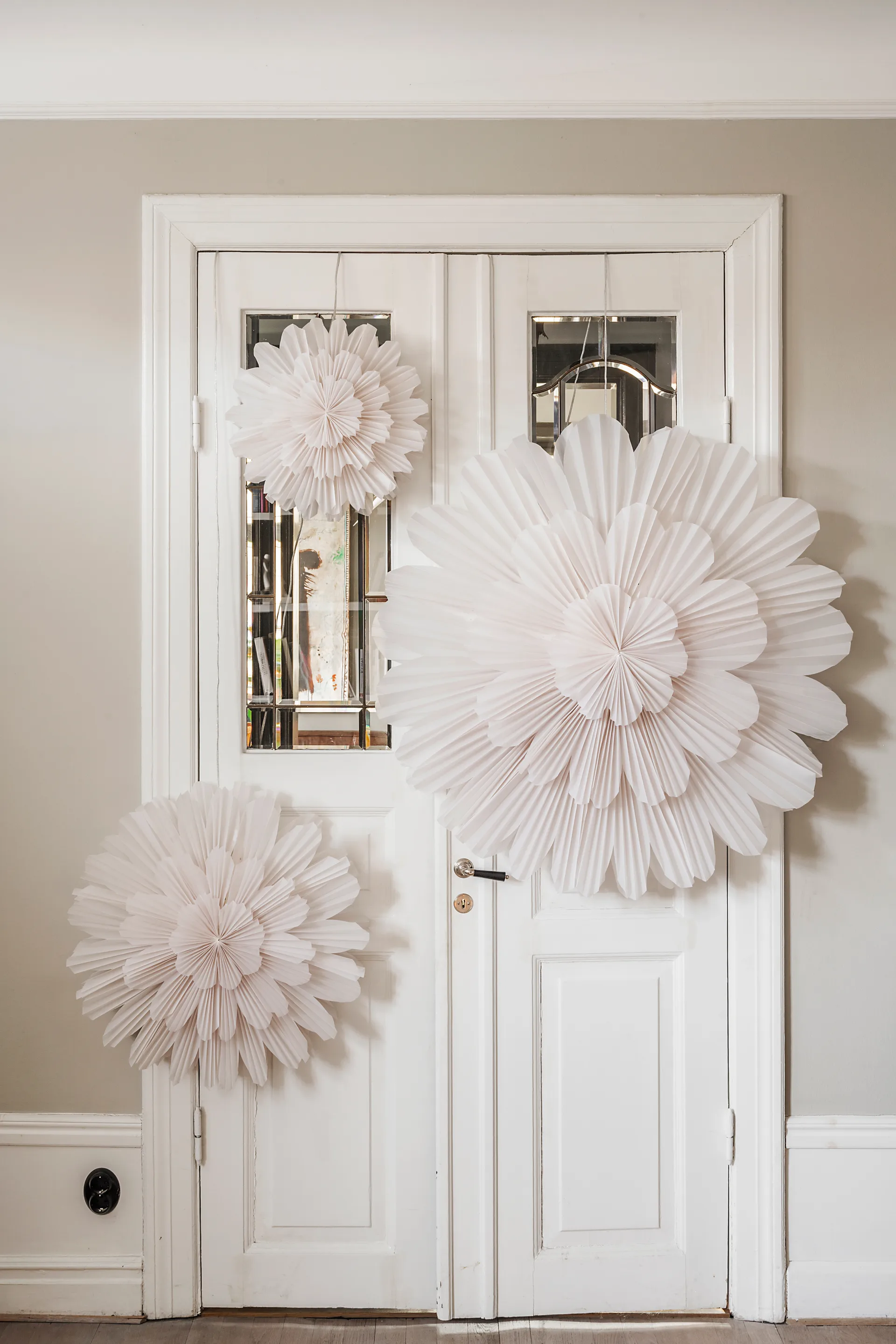 Snöblomma estrela de Advento, Ø44 cm Watt & Veke