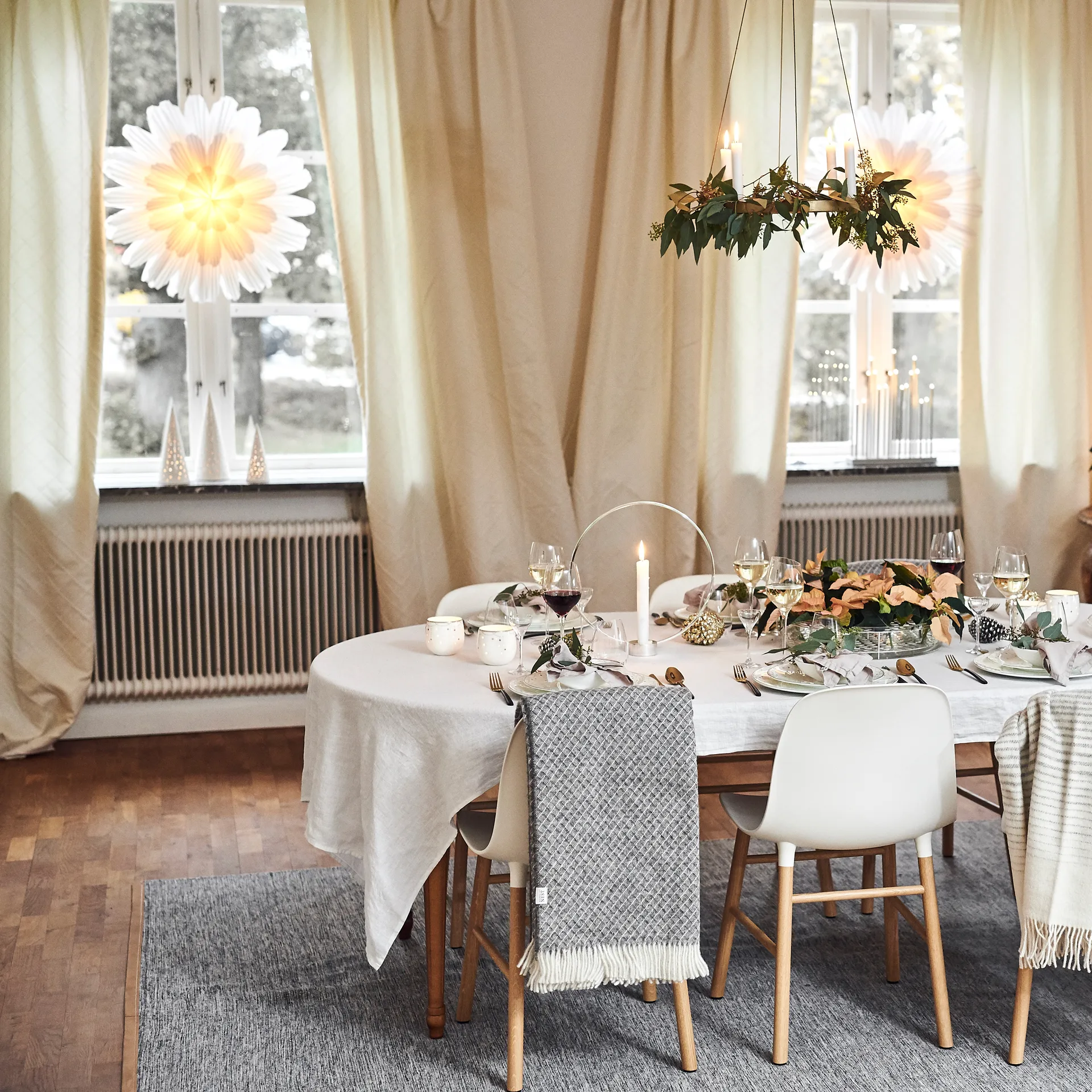 Snöblomma estrela de Advento, 68 cm Watt & Veke