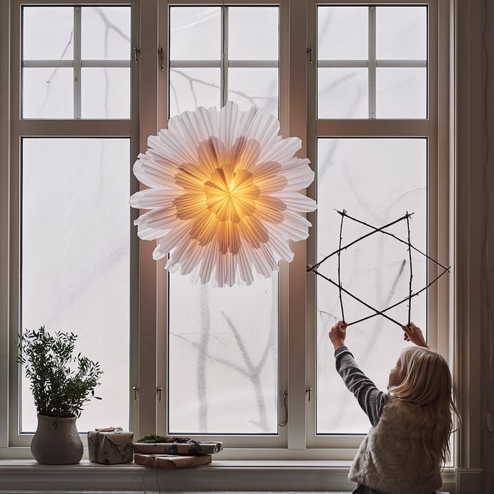 Snöblomma estrela de Advento, 68 cm Watt & Veke