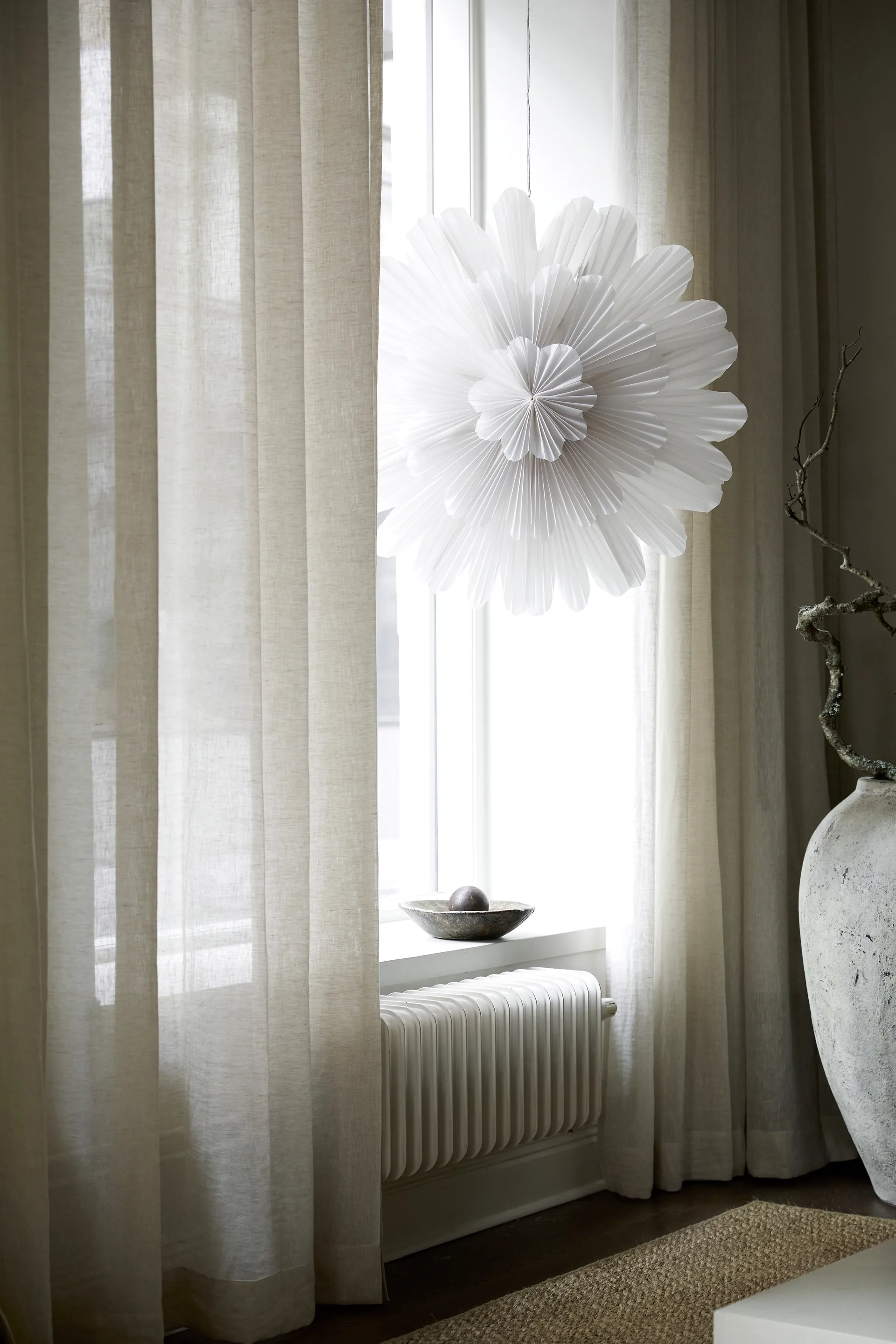 Snöblomma estrela de Advento, Ø80 cm Watt & Veke