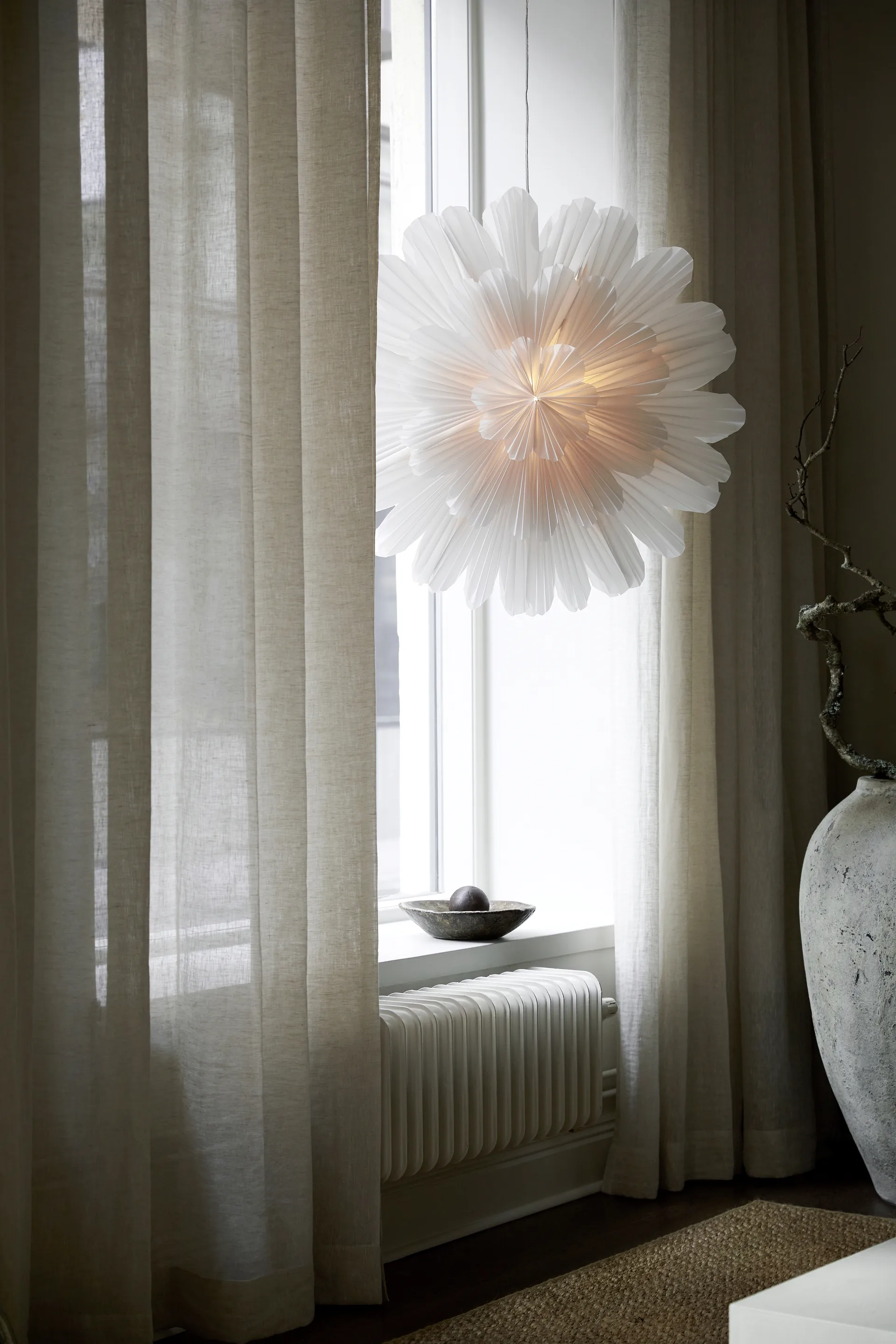 Snöblomma estrela de Advento, Ø80 cm Watt & Veke