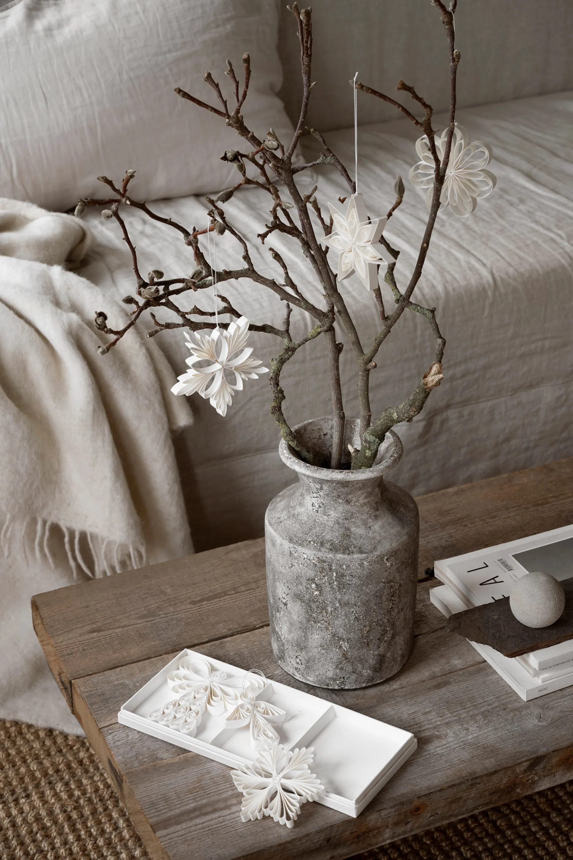 Star mix decorações de Natal 3 unid., Branco Watt & Veke