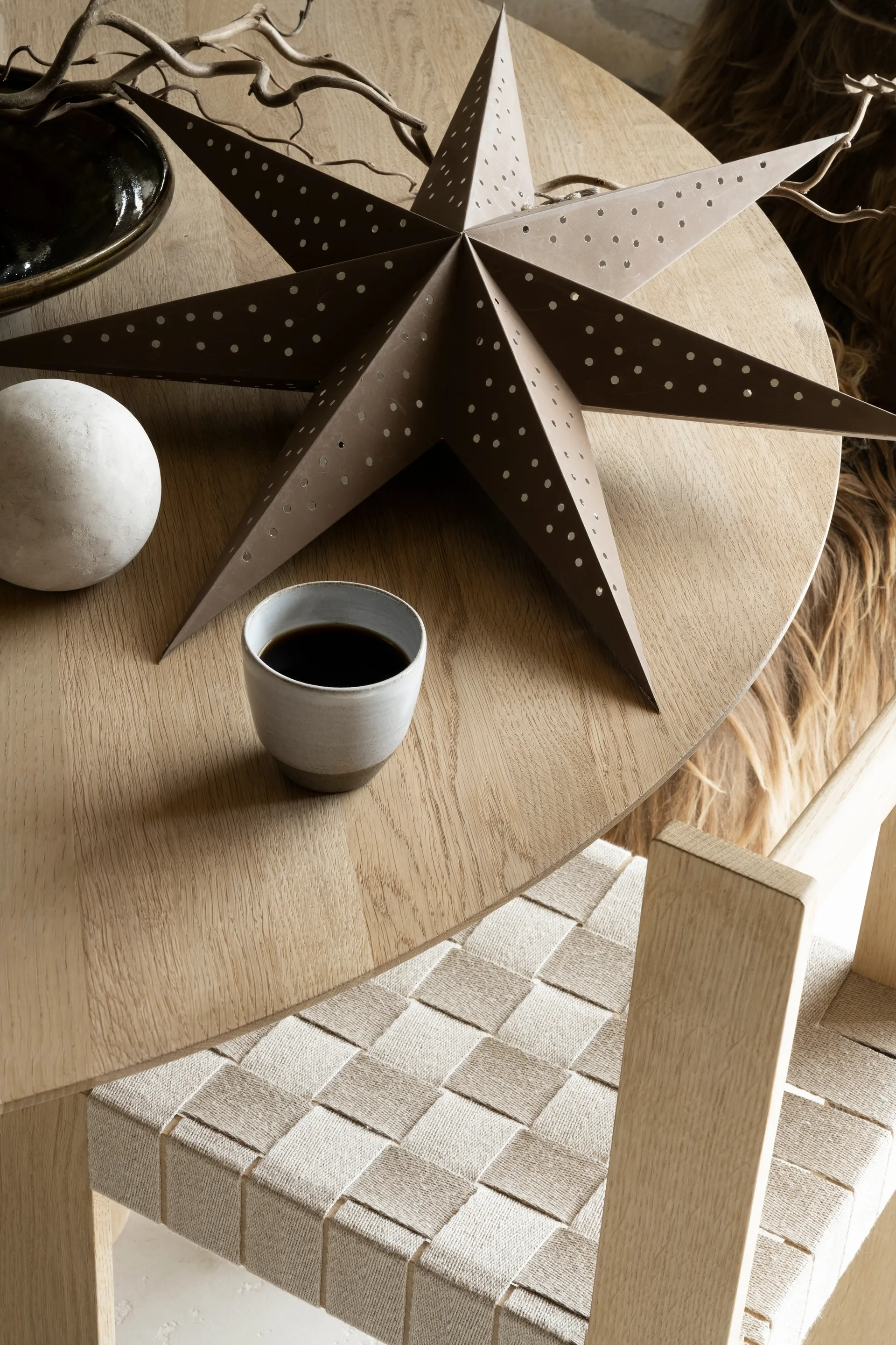 Stella estrela do Advento mocca, Ø60 cm Watt & Veke