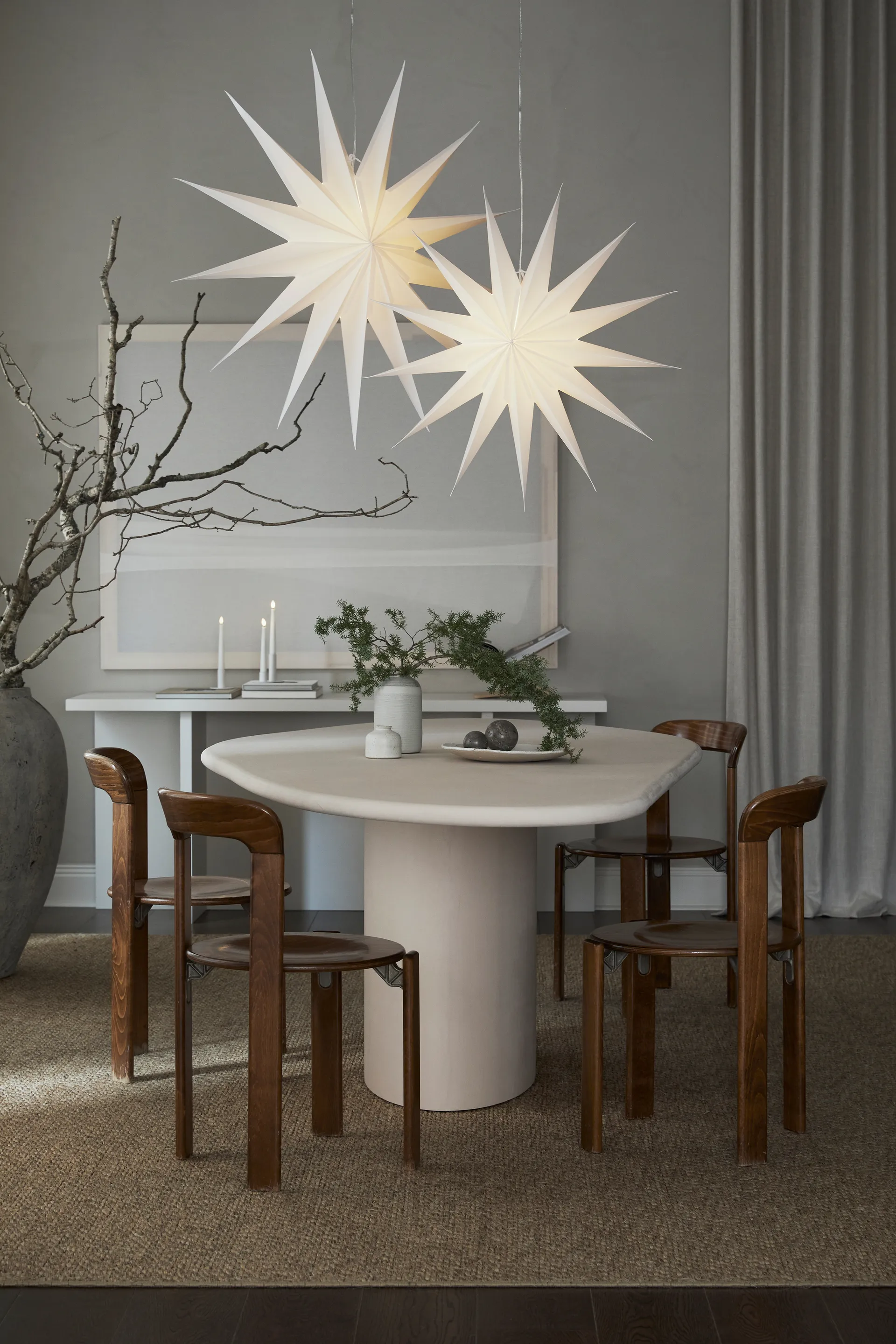 Vivi estrela de Advento Ø80 cm, Branco Watt & Veke