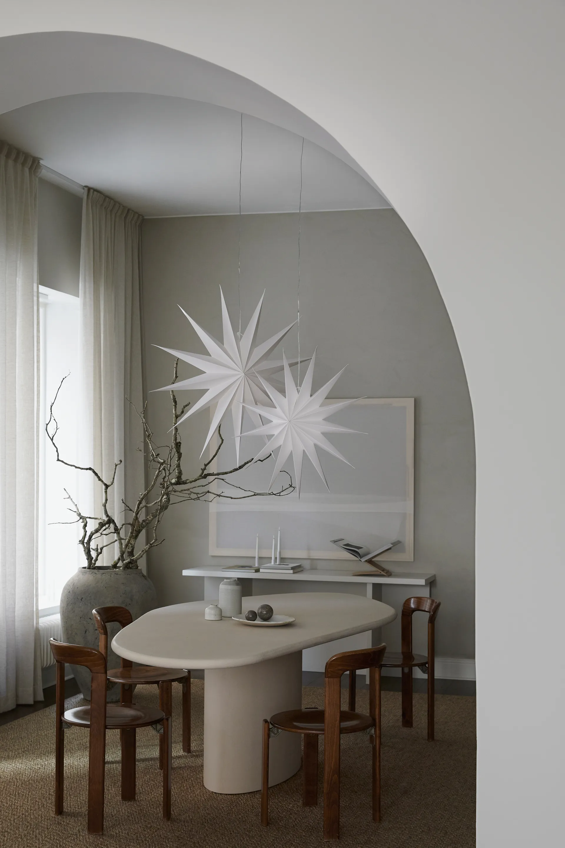 Vivi estrela de Advento Ø80 cm, Branco Watt & Veke