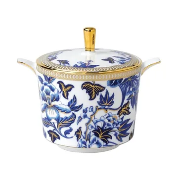 Açucareiro Hibiscus - Floral - Wedgwood