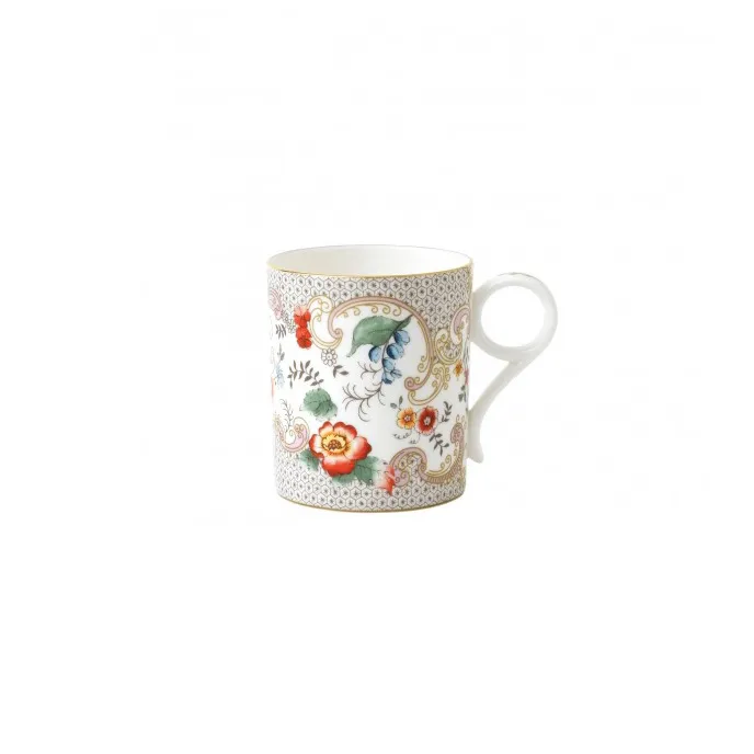 Caneca pequena Wonderlust, flores rococó Wedgwood