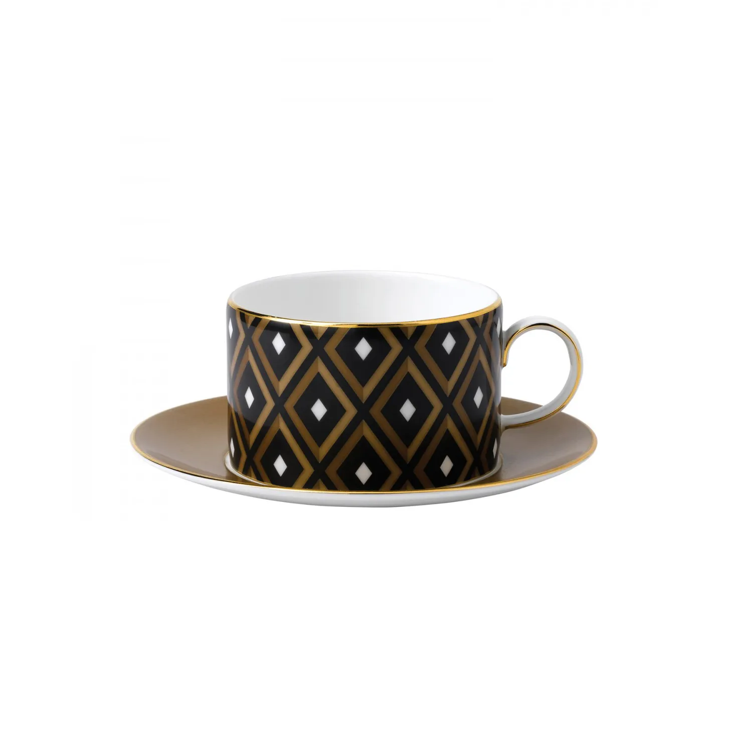 Chávena de chá com pires Arris, geometric Wedgwood