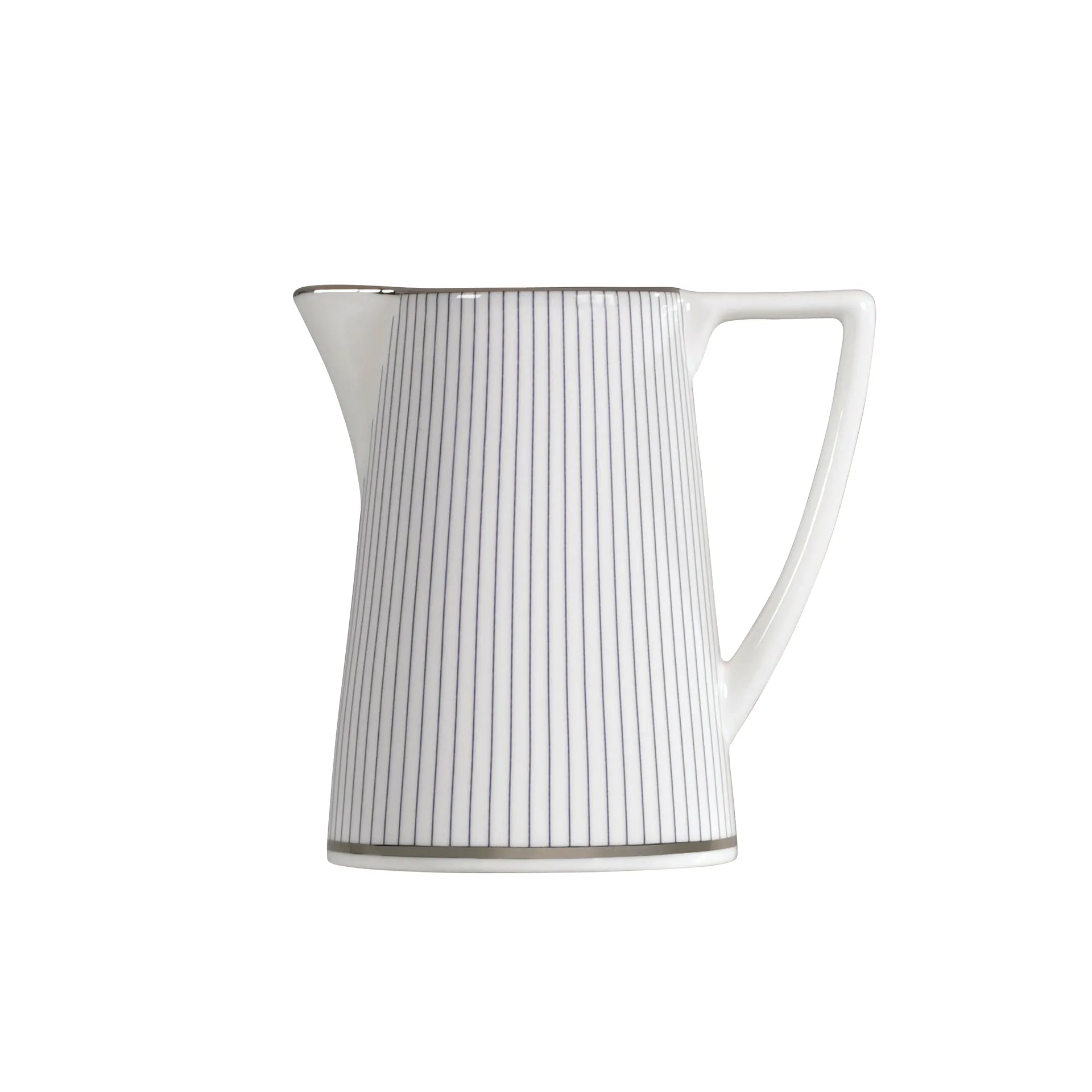 Jarro de leite Pin Stripe 20 cl, branco Wedgwood