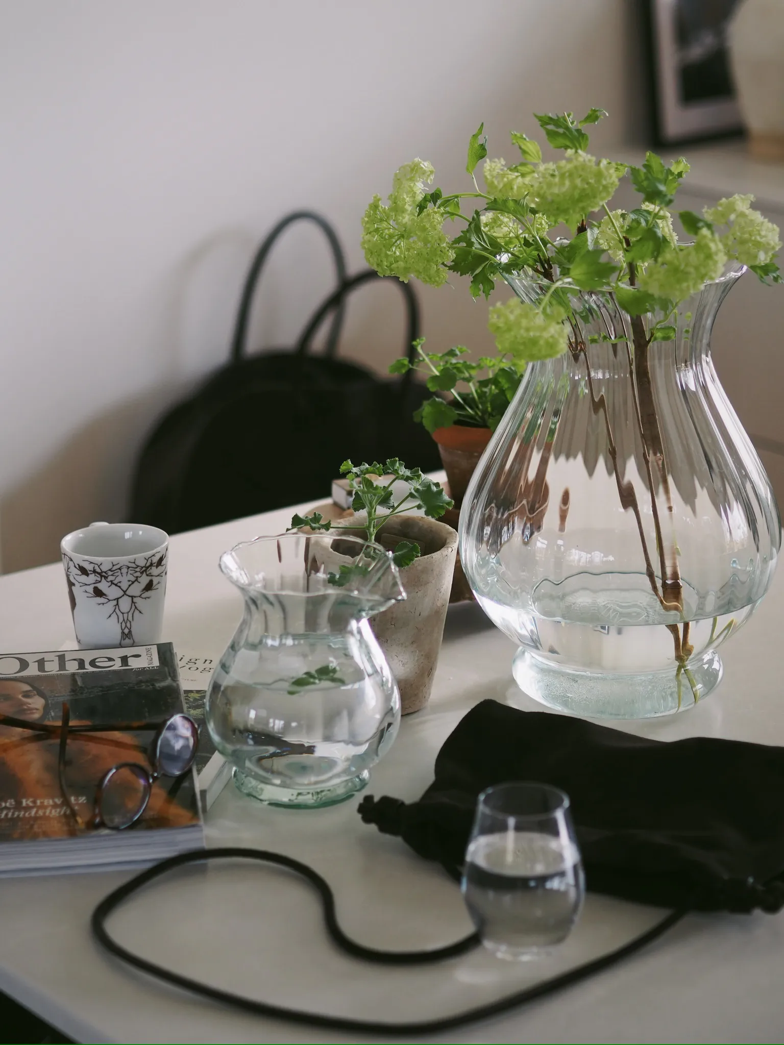 Falla vaso reciclado 17,5 cm, Claro Wik & Walsøe