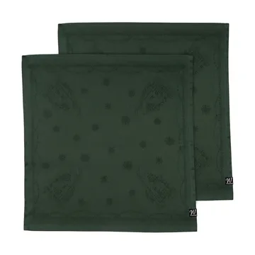 Julemorgen guardanapo de tecido 45x45 cm 2 unidades - Verde - Wik & Walsøe