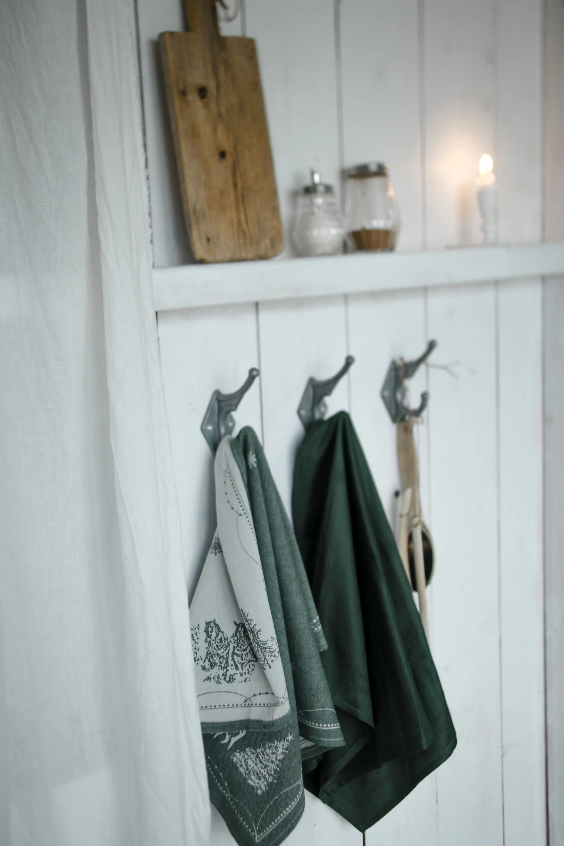 Julemorgen pano de cozinha 50x70 cm, Verde Wik & Walsøe