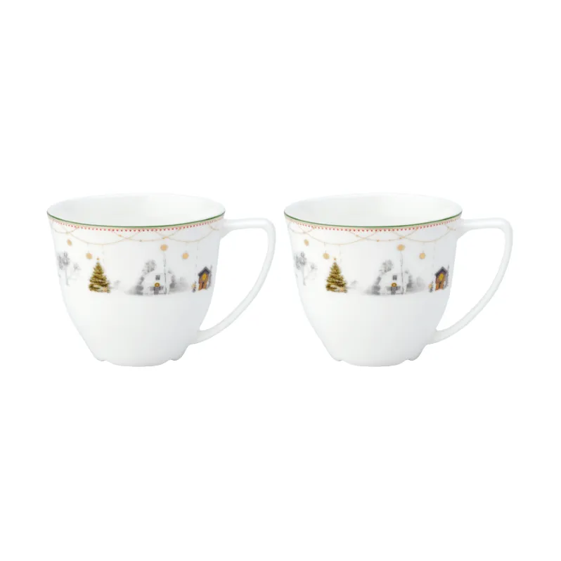 Julemorgen Story caneca para vinho quente, 12 cl, 2 pack Wik & Walsøe